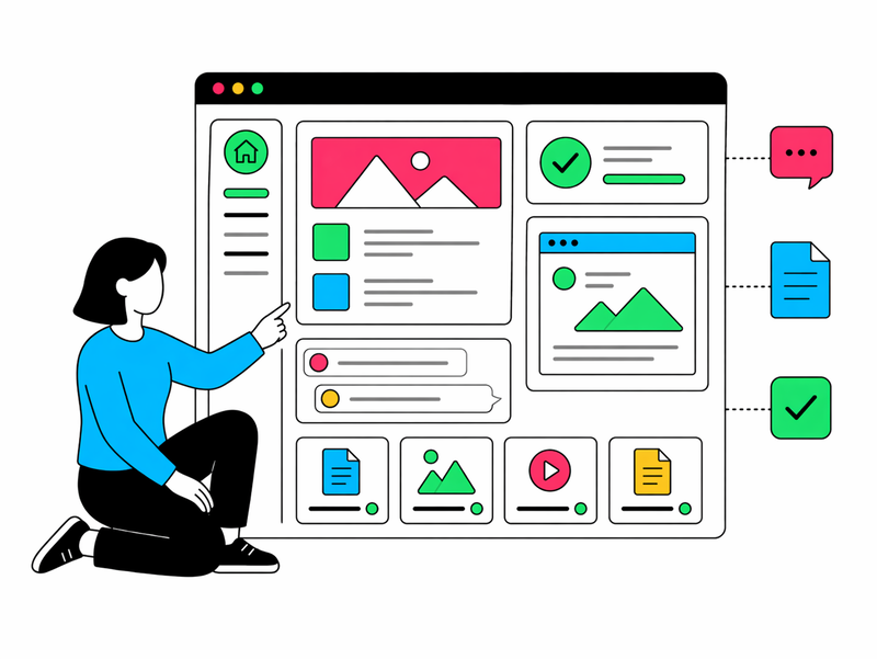 Working inside the Helmflux account dashboard