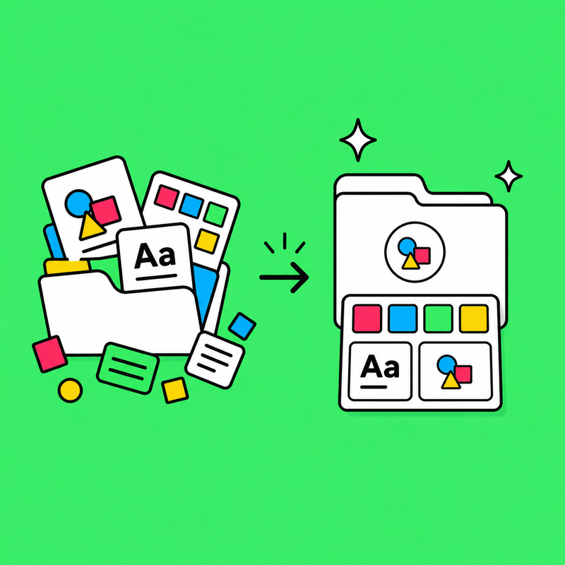 Brand kits that actually get used: fixing the messy folder problem